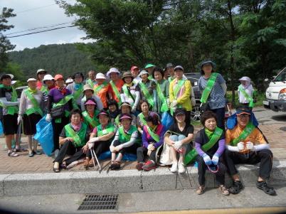 영화동 '푸른 광교산 가꾸기' 대청소 실시